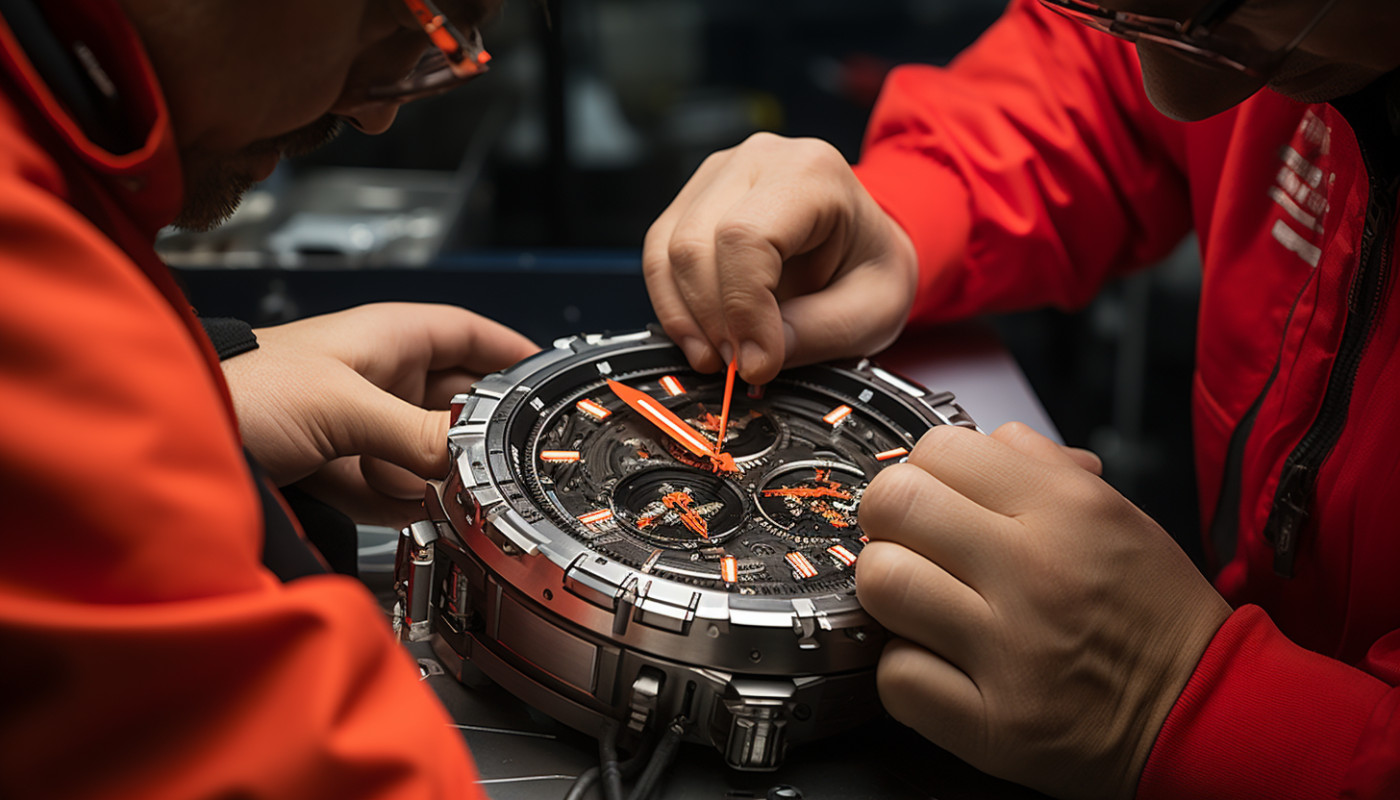 Installation d'un nouveau cadran de Montre connectée