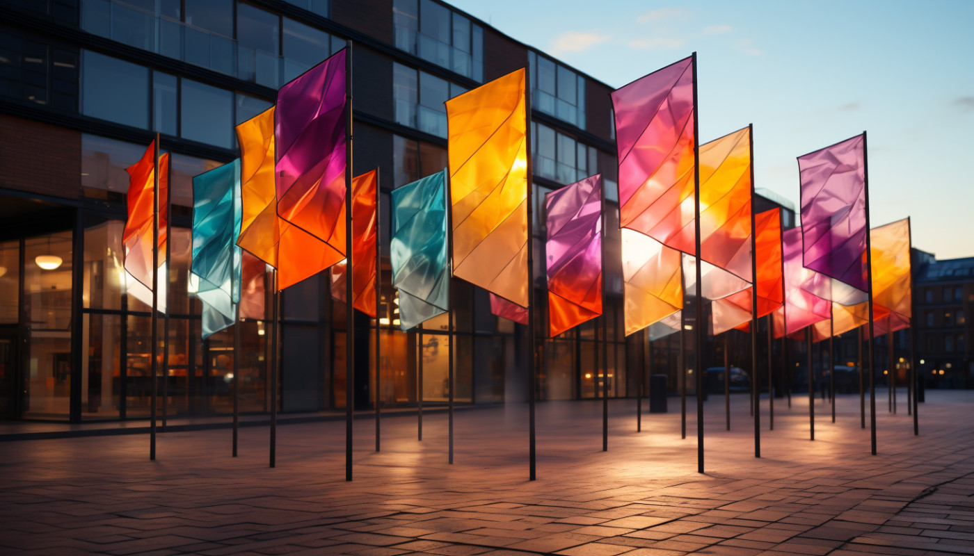 Les drapeaux publicitaires : un moyen idéal de faire la publicité